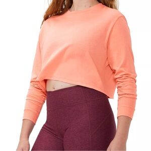 Outdoor Voices - Everyday Crop Long Sleeve - Melon - Medium - NWOT